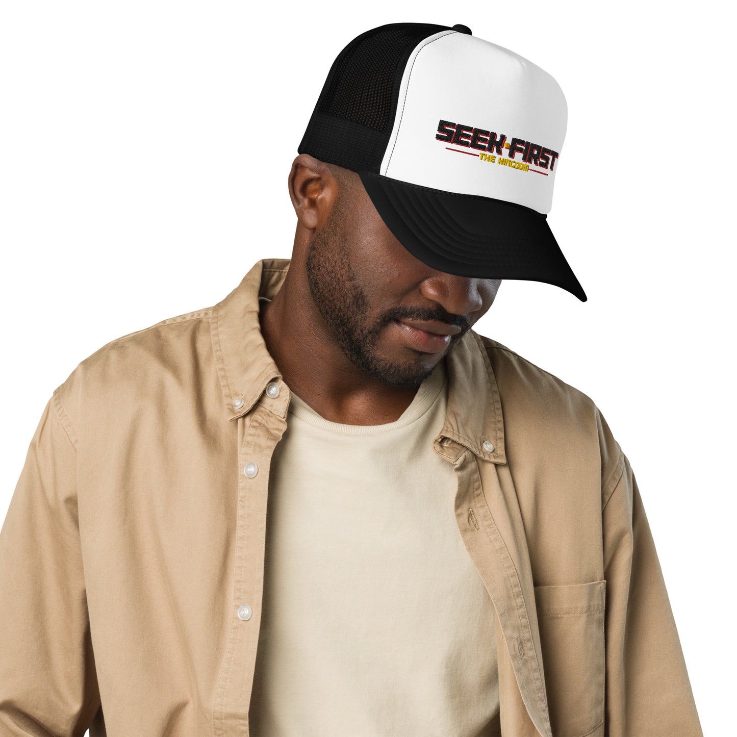 Emoji - Foam Trucker Hat (Black/White)