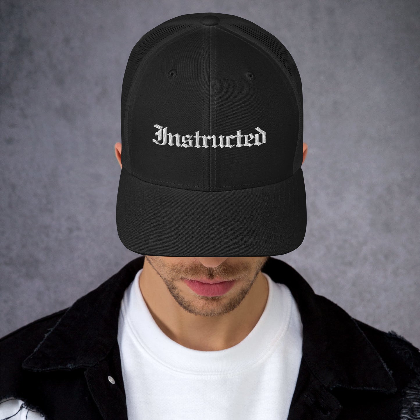 833 Trucker Hat (White Script)