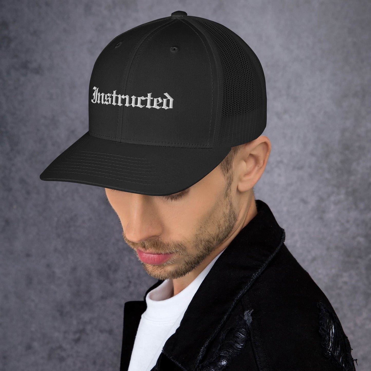 833 Trucker Hat (White Script)