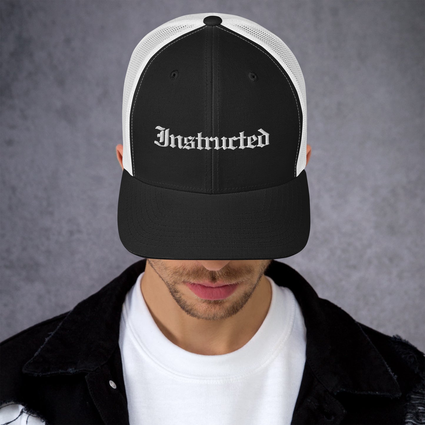 833 Trucker Hat (White Script)