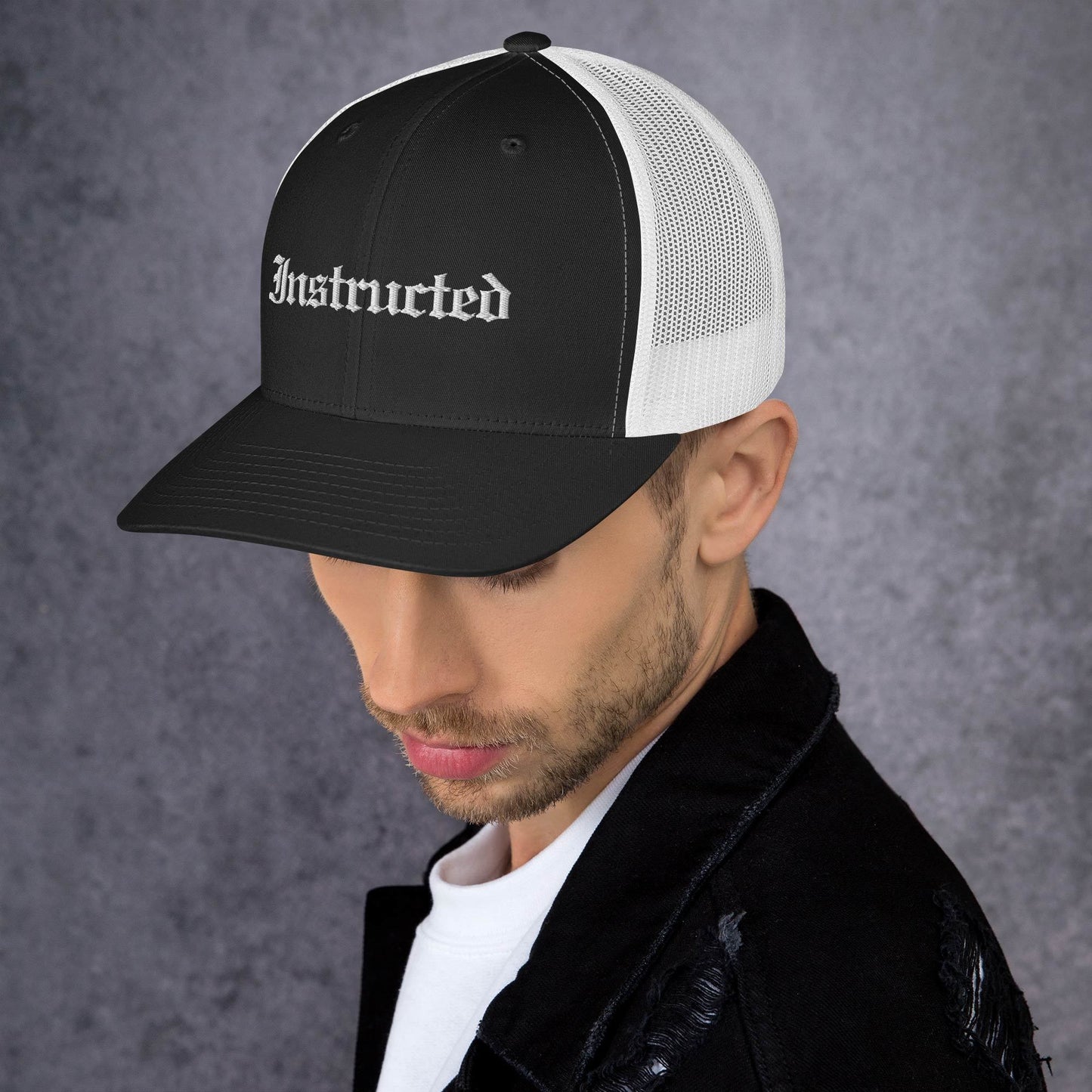 833 Trucker Hat (White Script)