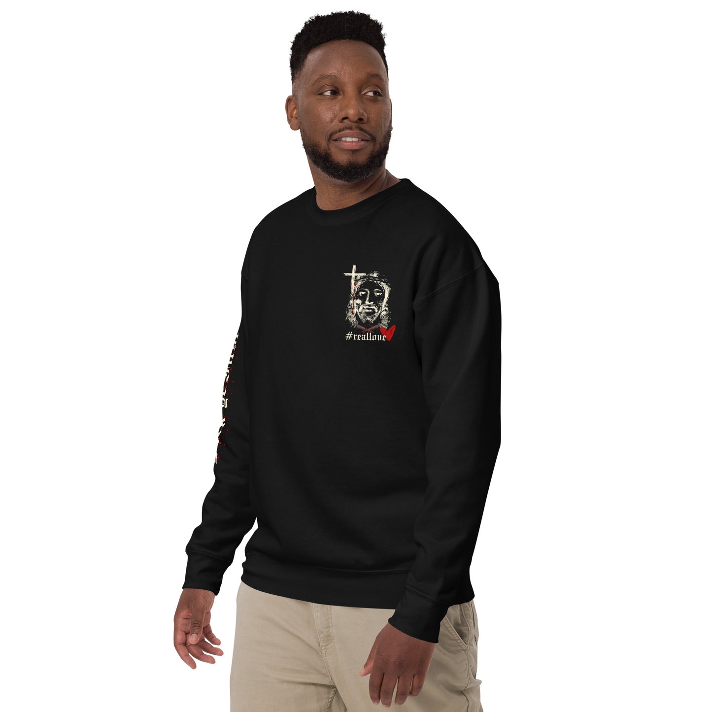 Daily Bread Sweatshirt - John 3:16 (Black)