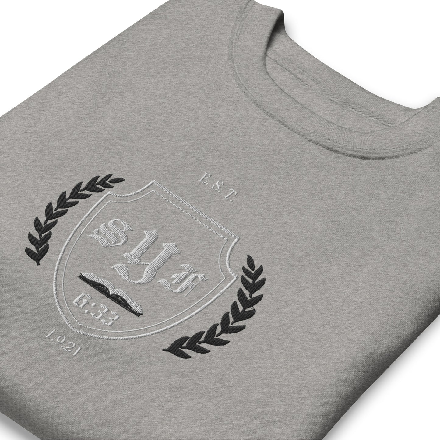 O.E. Varsity Premium Sweatshirt (Grey & Black)