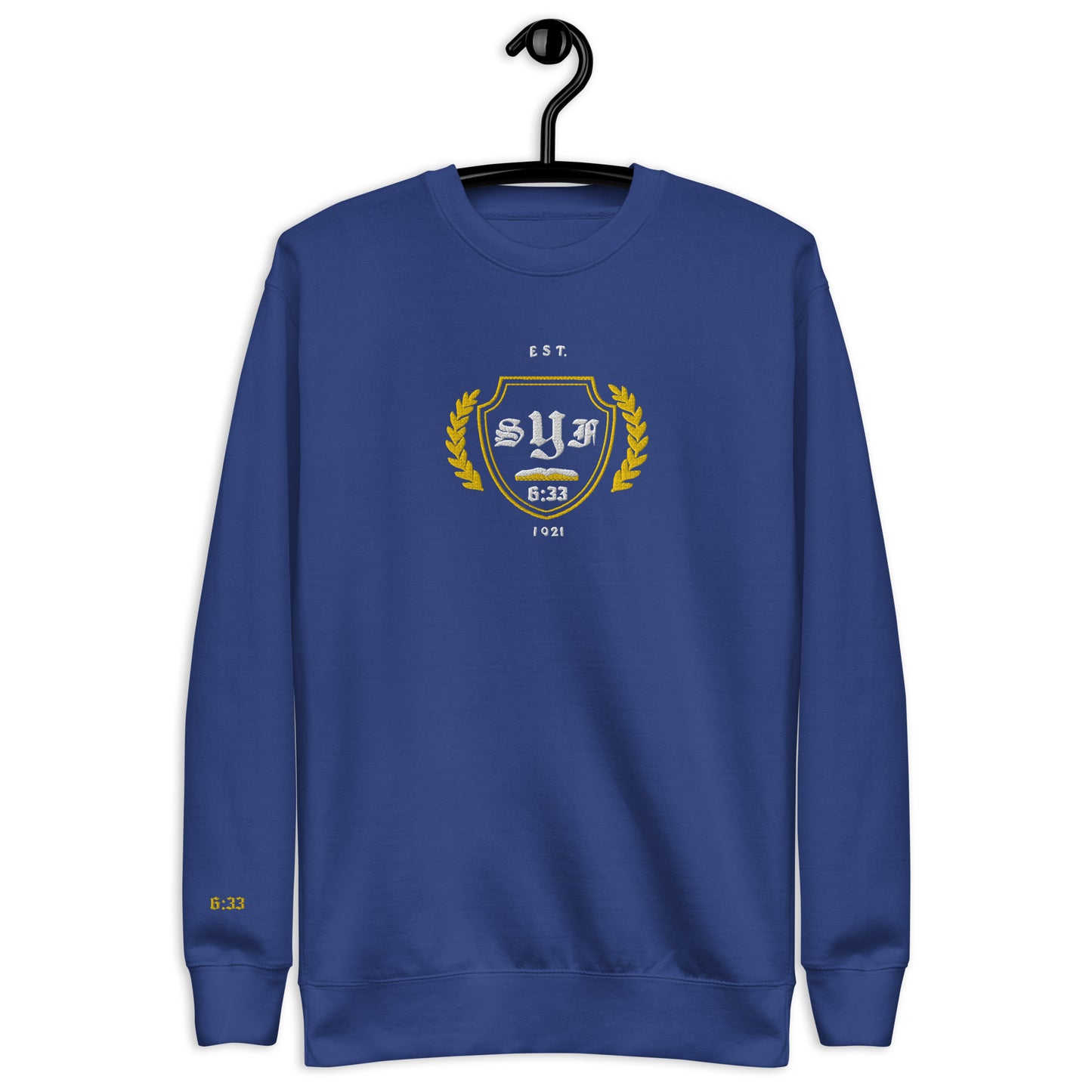 O.E. Varsity Premium Sweatshirt (Blue & Gold)
