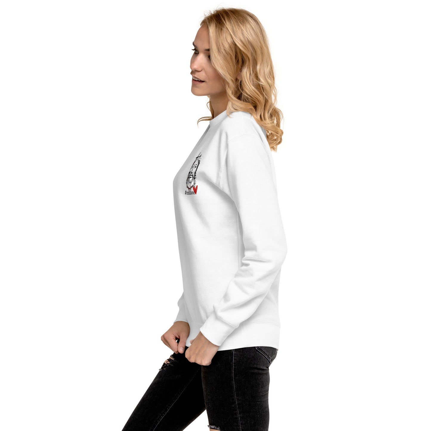Daily Bread Sweatshirt - John 3:16 (White)