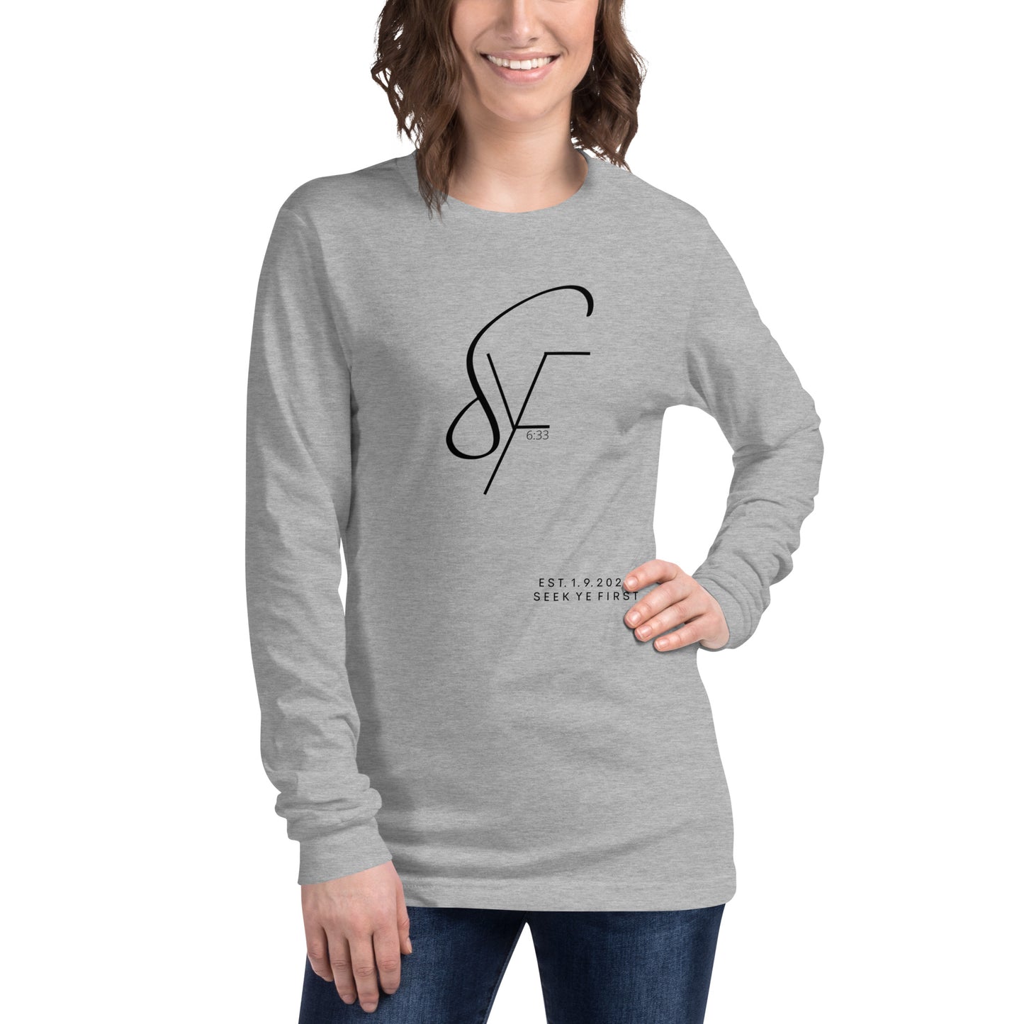 Signature Long Sleeve Tee (Black Logo)