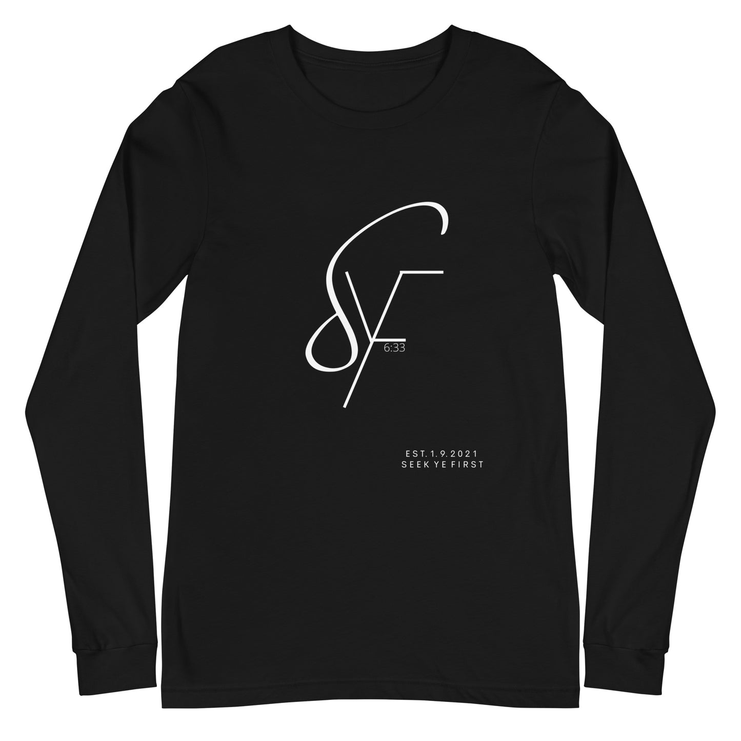 Signature Long Sleeve Tee (White Logo)