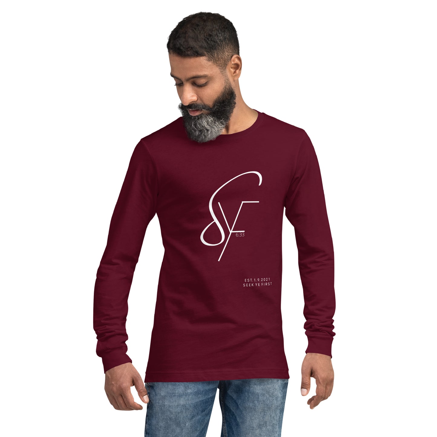 Signature Long Sleeve Tee (White Logo)