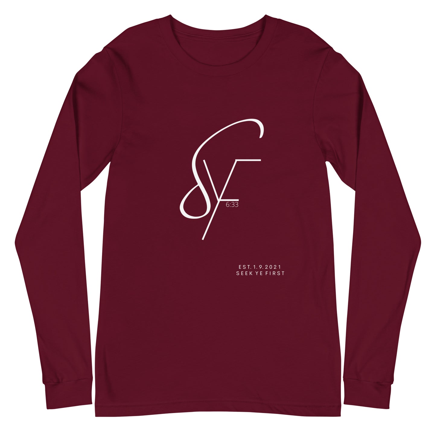 Signature Long Sleeve Tee (White Logo)