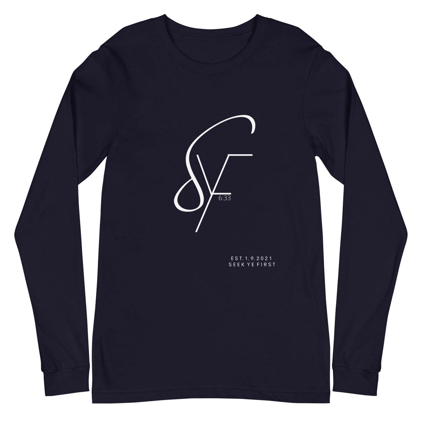 Signature Long Sleeve Tee (White Logo)