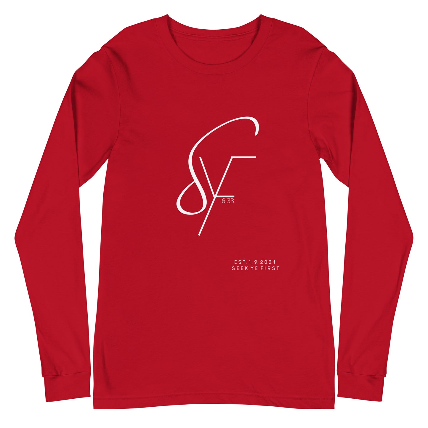 Signature Long Sleeve Tee (White Logo)
