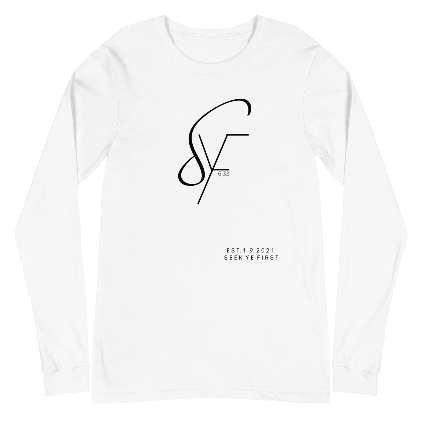 Signature Long Sleeve Tee (Black Logo)