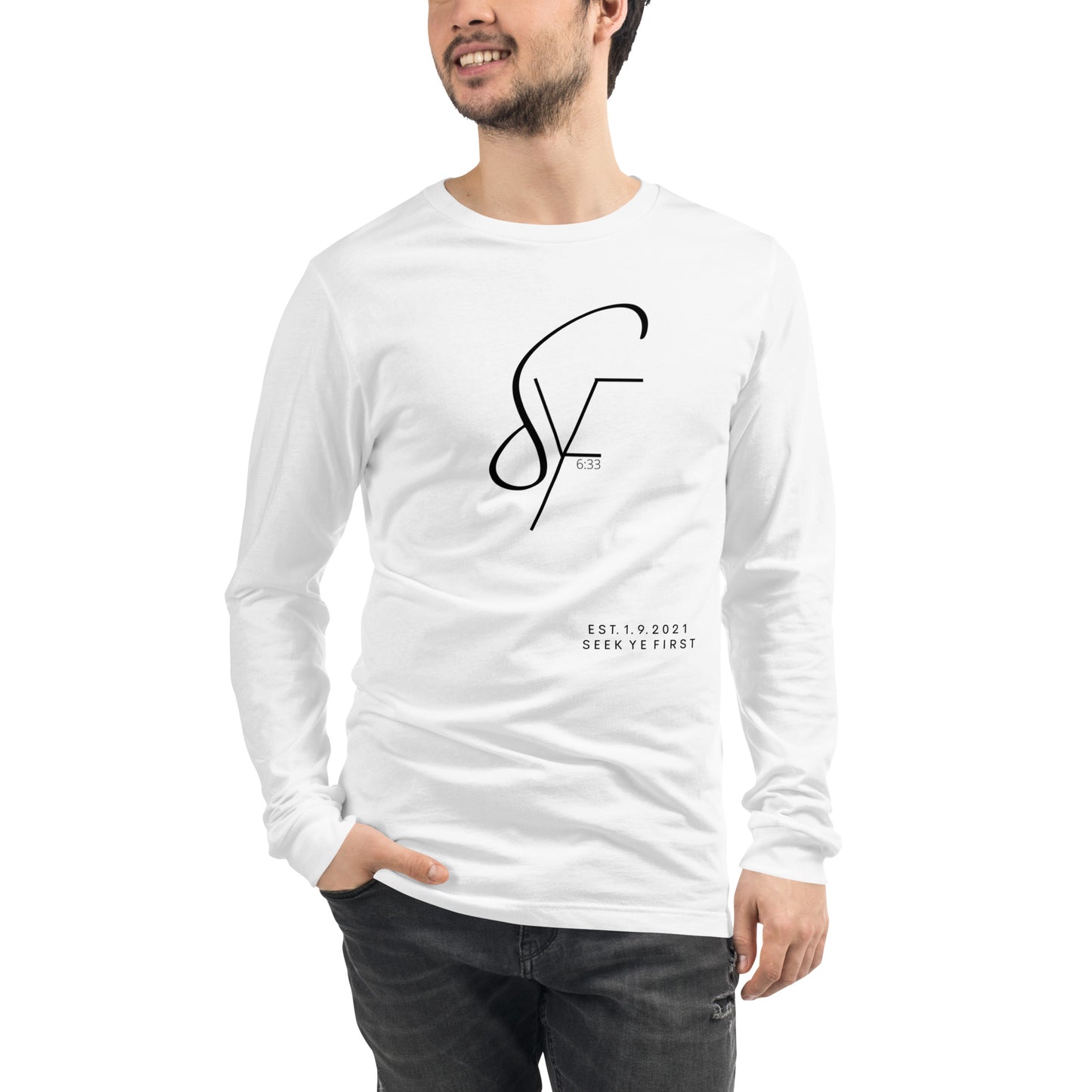 Signature Long Sleeve Tee (Black Logo)