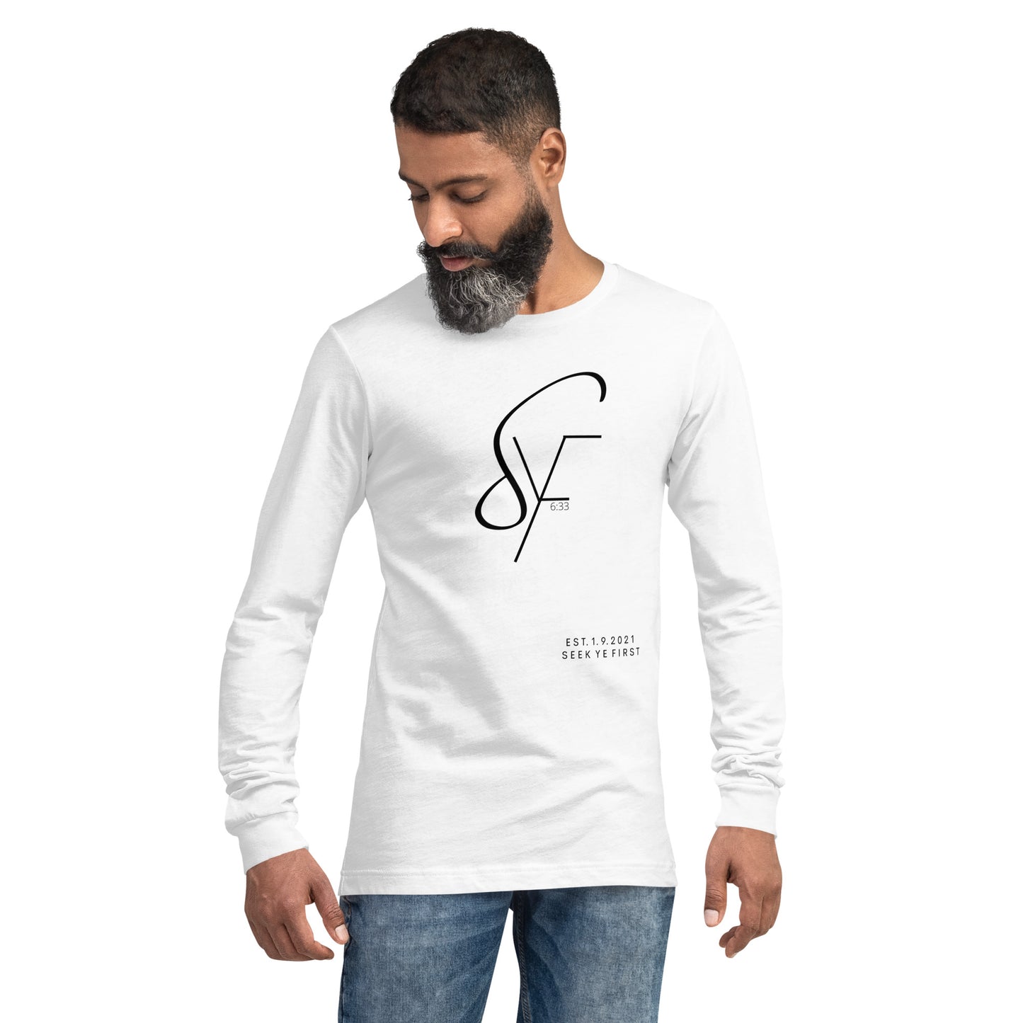 Signature Long Sleeve Tee (Black Logo)