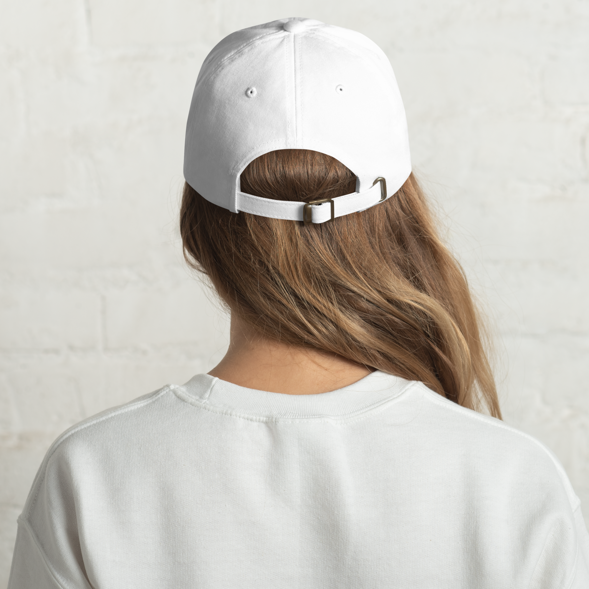 Heartbeat - Dad Hat - White