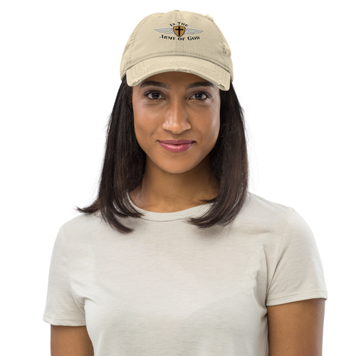 Army of the Lord - Distressed Dad Hat - Tan