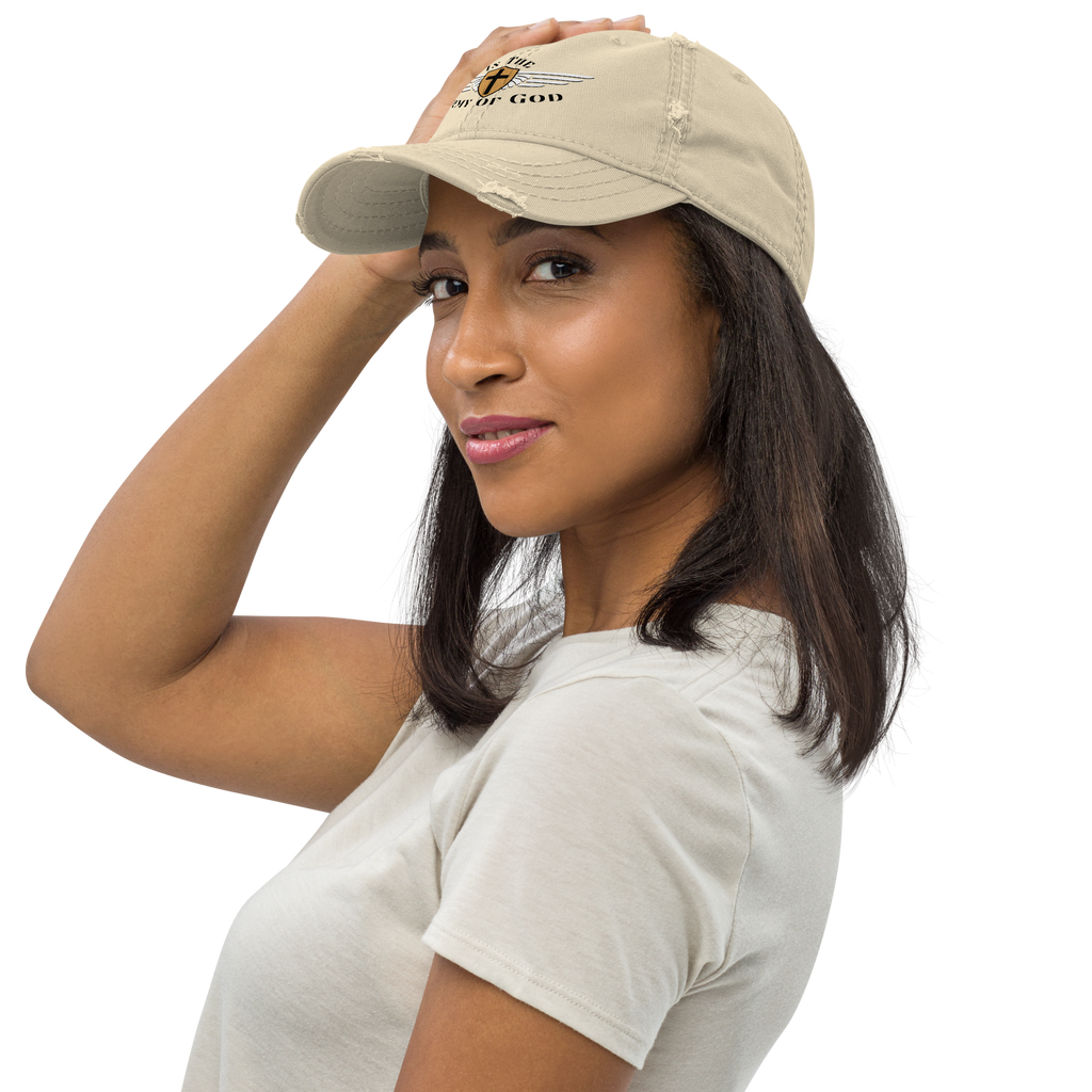 Army of the Lord - Distressed Dad Hat - Tan