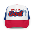 Child of God - Trucker Hat - Blue/White/Red
