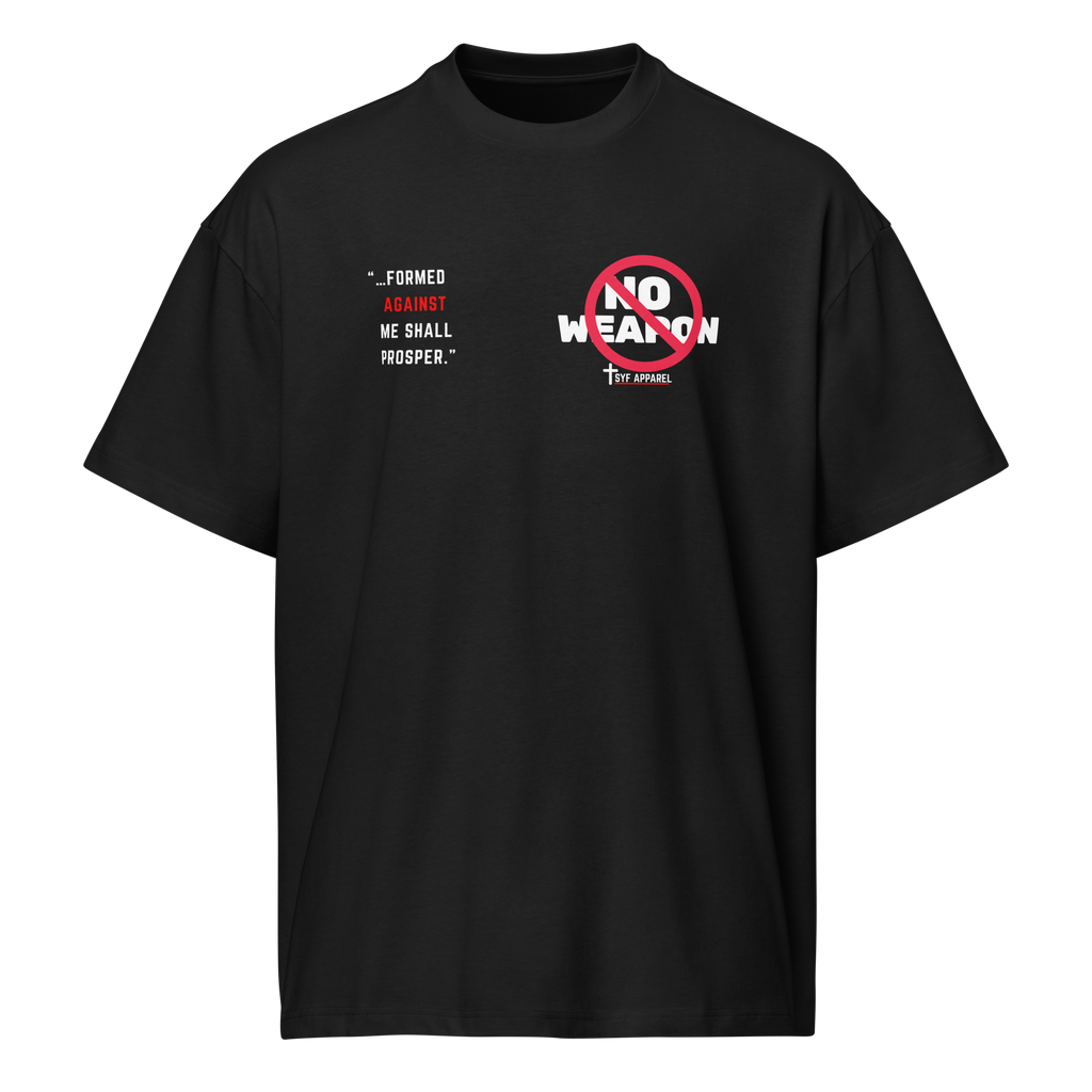 No Weapon - Box Tee - Black