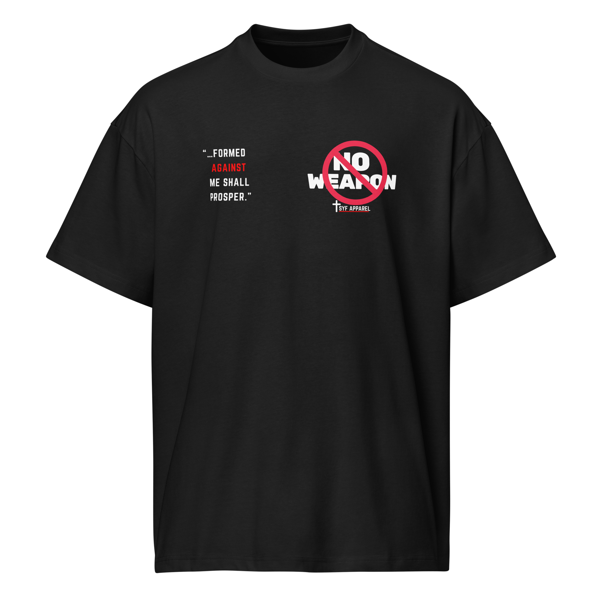No Weapon - Box Tee - Black