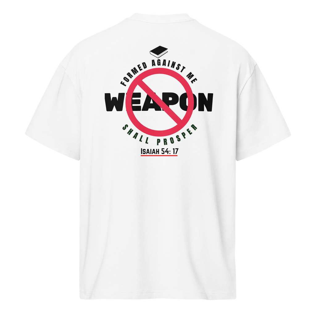 No Weapon - Box Tee - White
