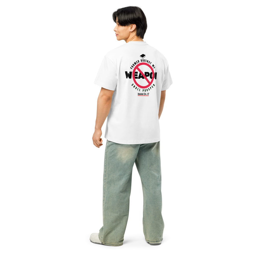 No Weapon - Box Tee - White