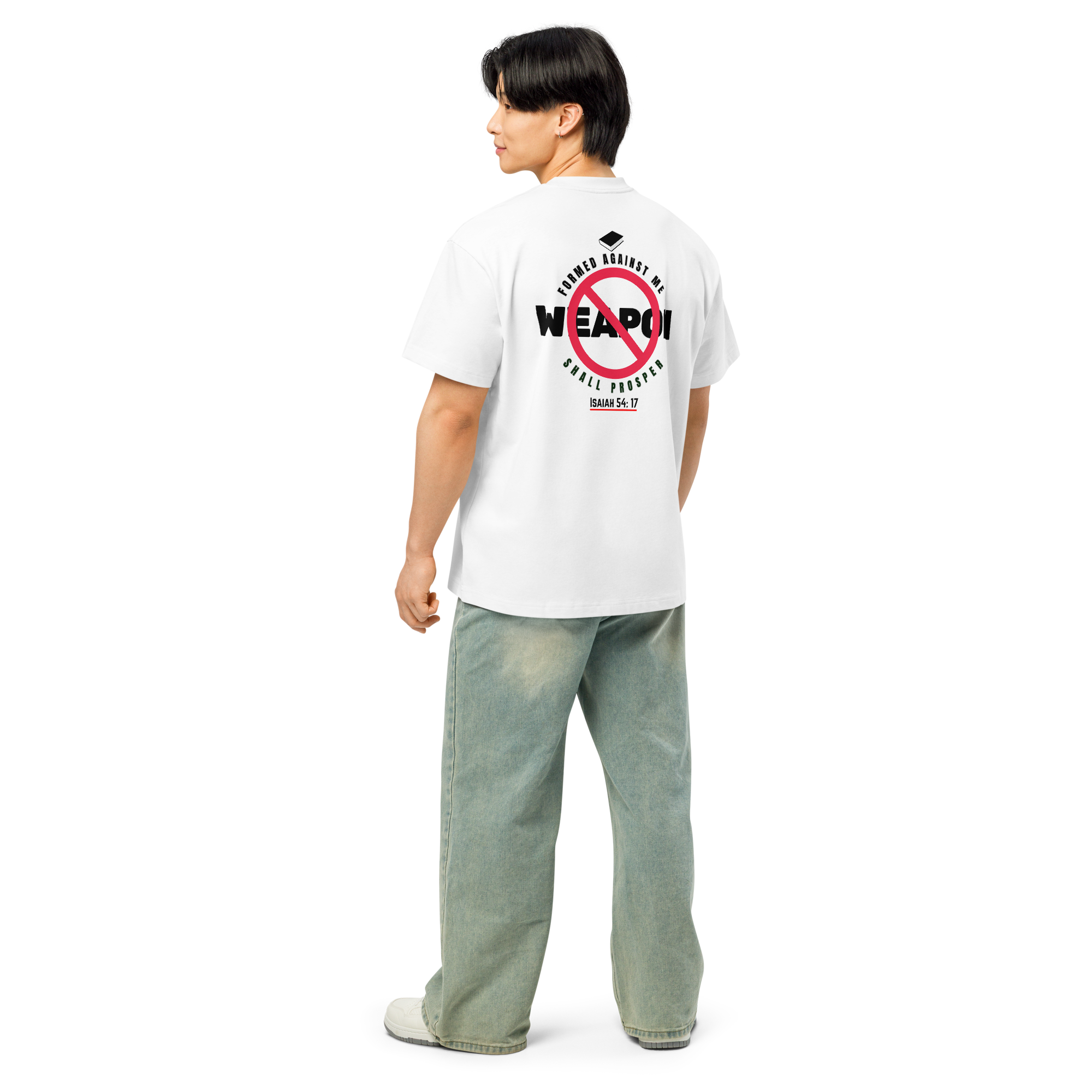 No Weapon - Box Tee - White