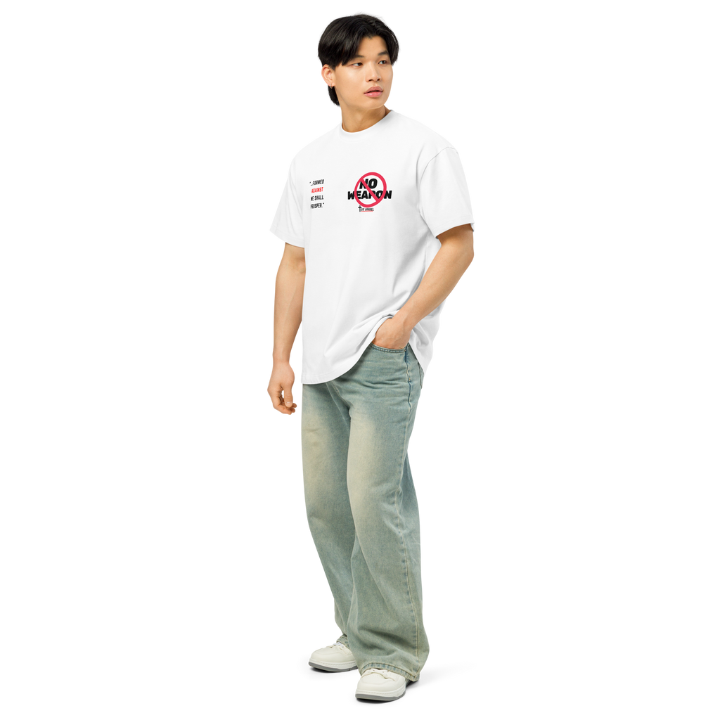 No Weapon - Box Tee - White