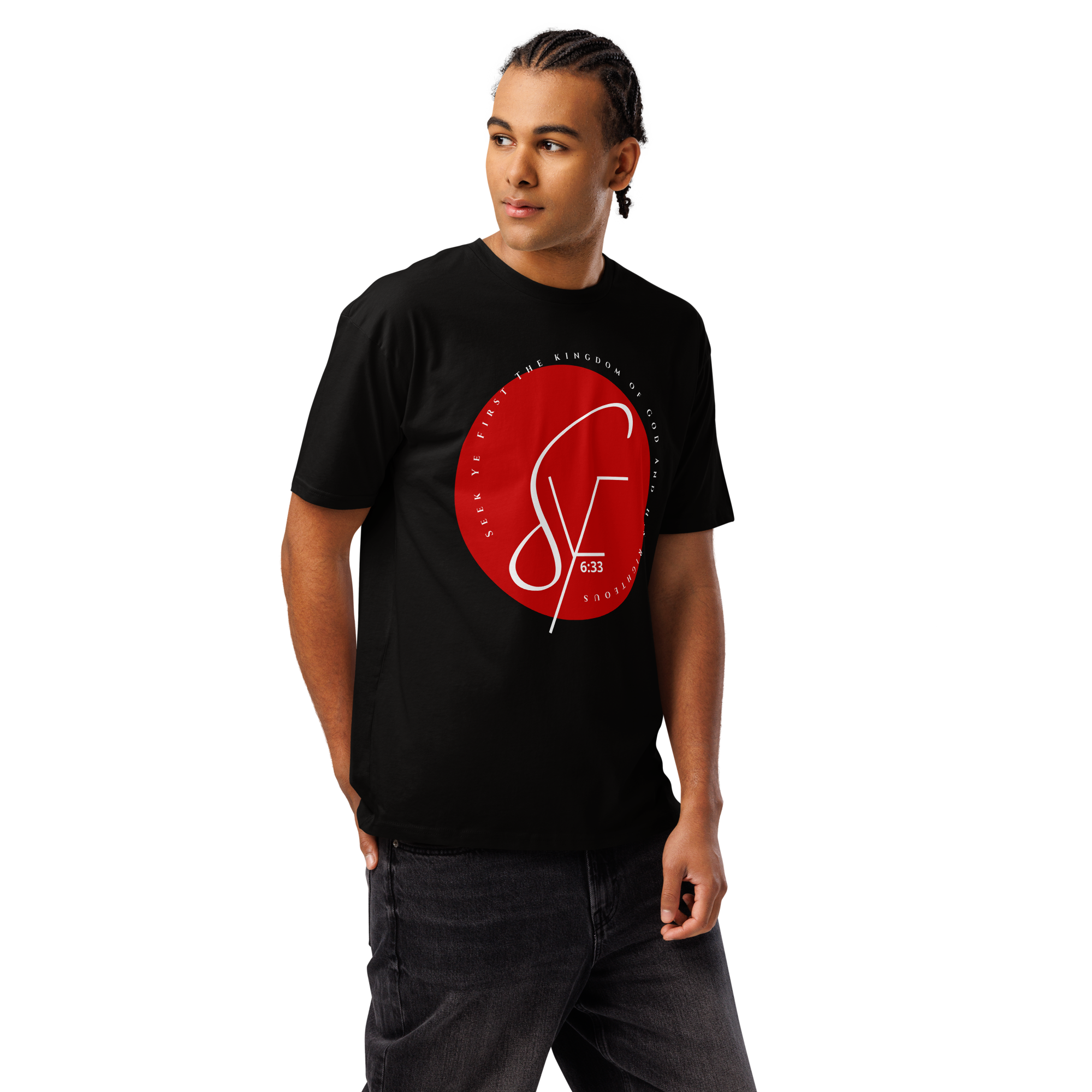 Signature 2 - Classic Tee - Black/Red