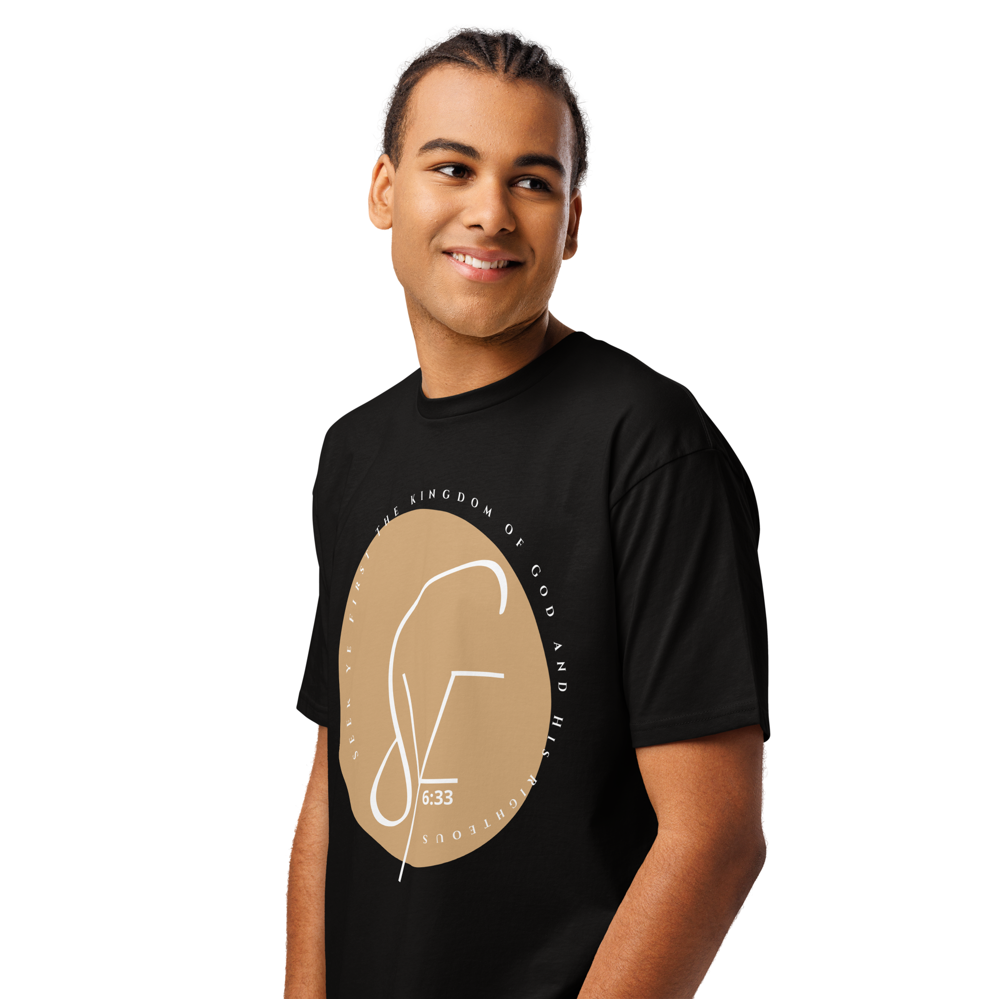 Signature 2 - Classic Tee - Black/Tan