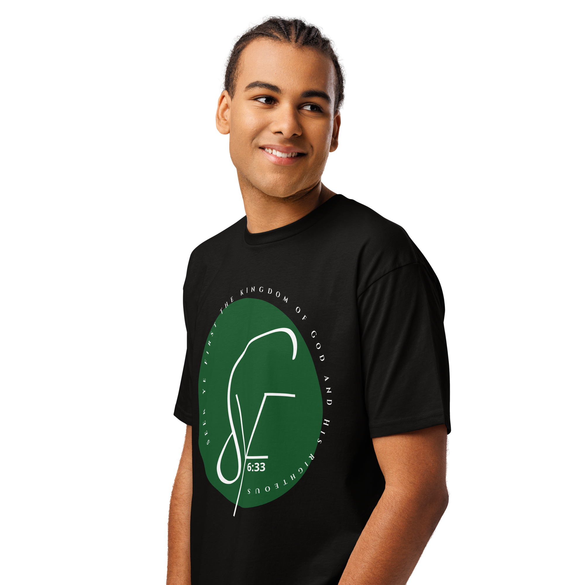 Signature 2 - Classic Tee - Black/Green