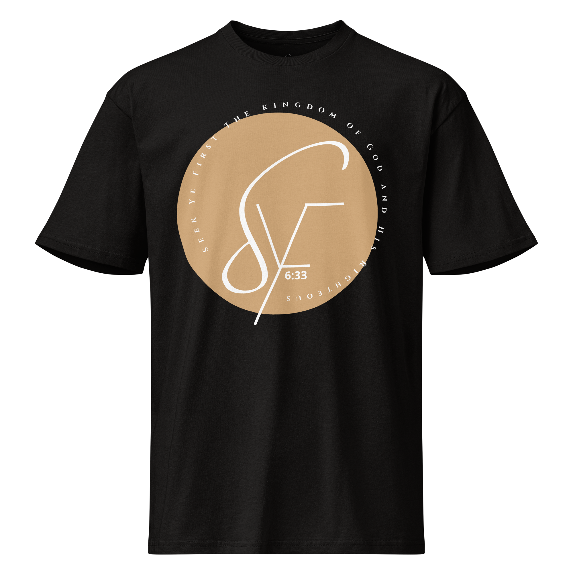 Signature 2 - Classic Tee - Black/Tan