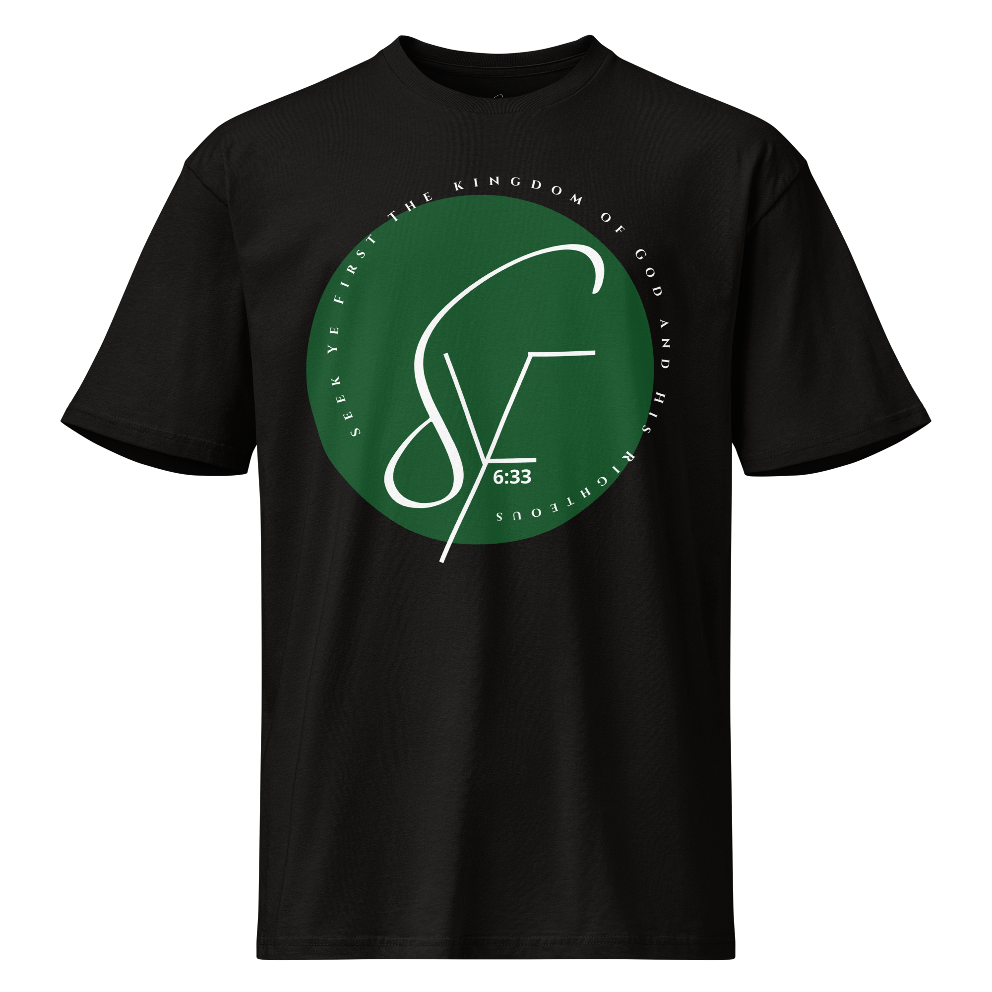 Signature 2 - Classic Tee - Black/Green