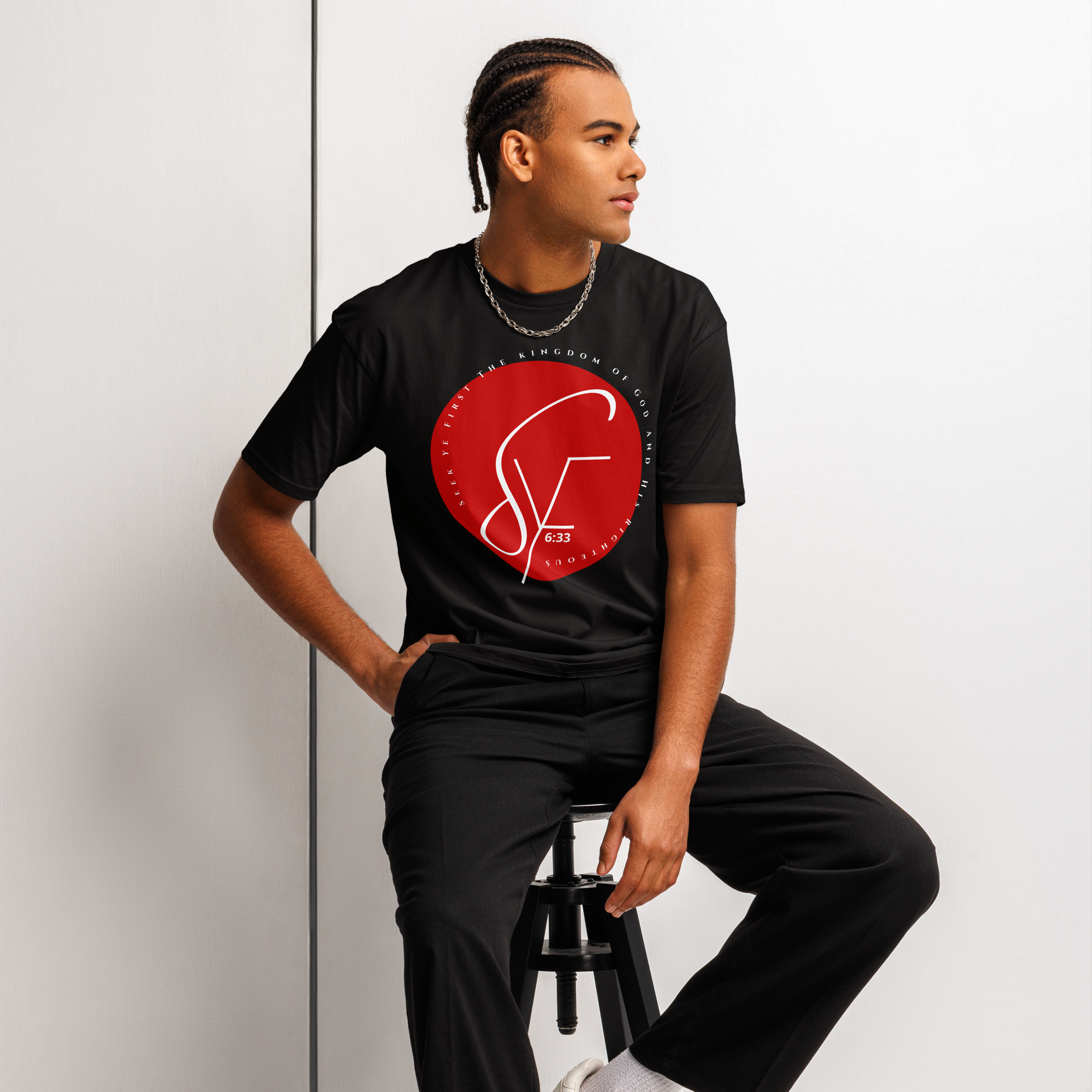 Signature 2 - Classic Tee - Black/Red