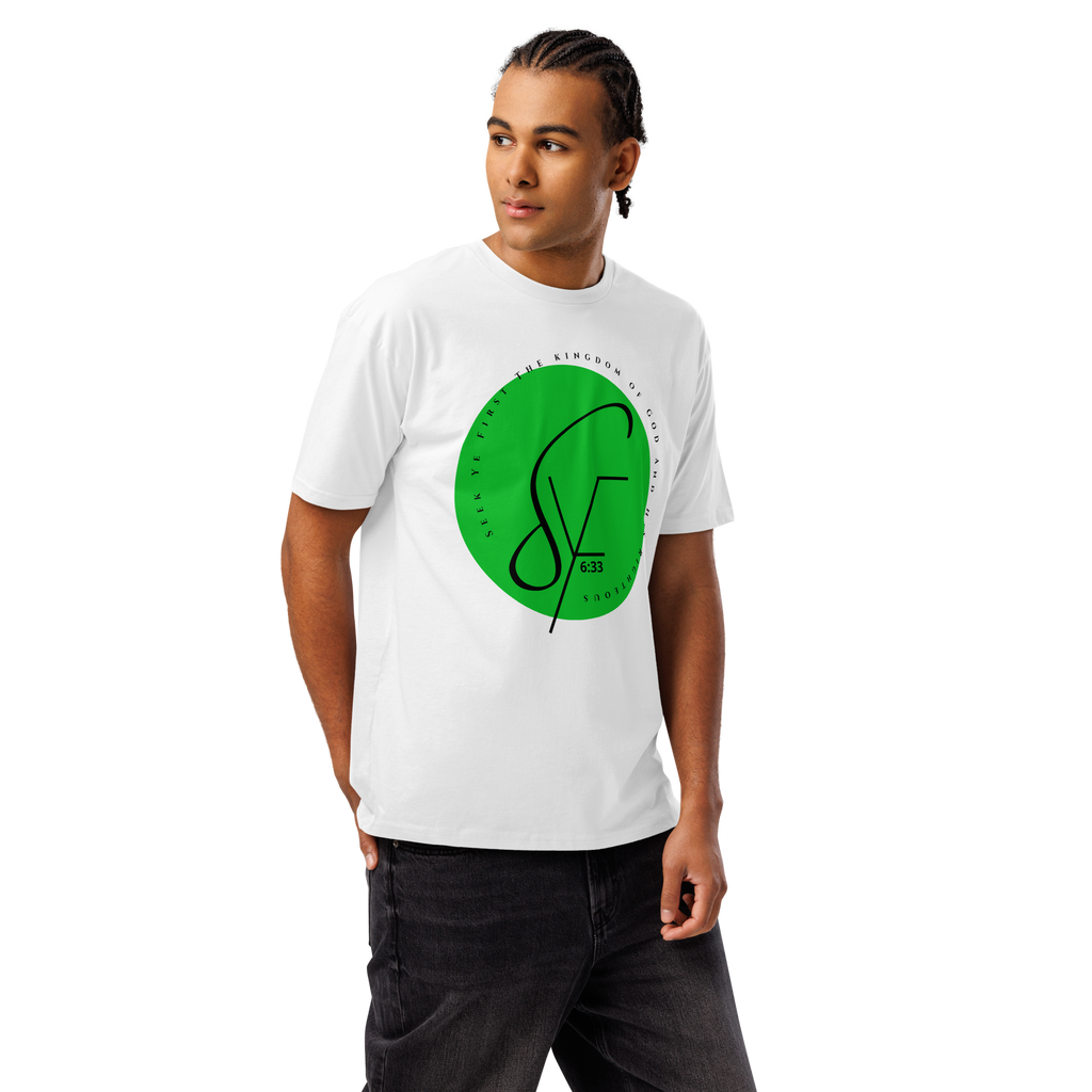 Signature 2 - Classic Tee - White/Green