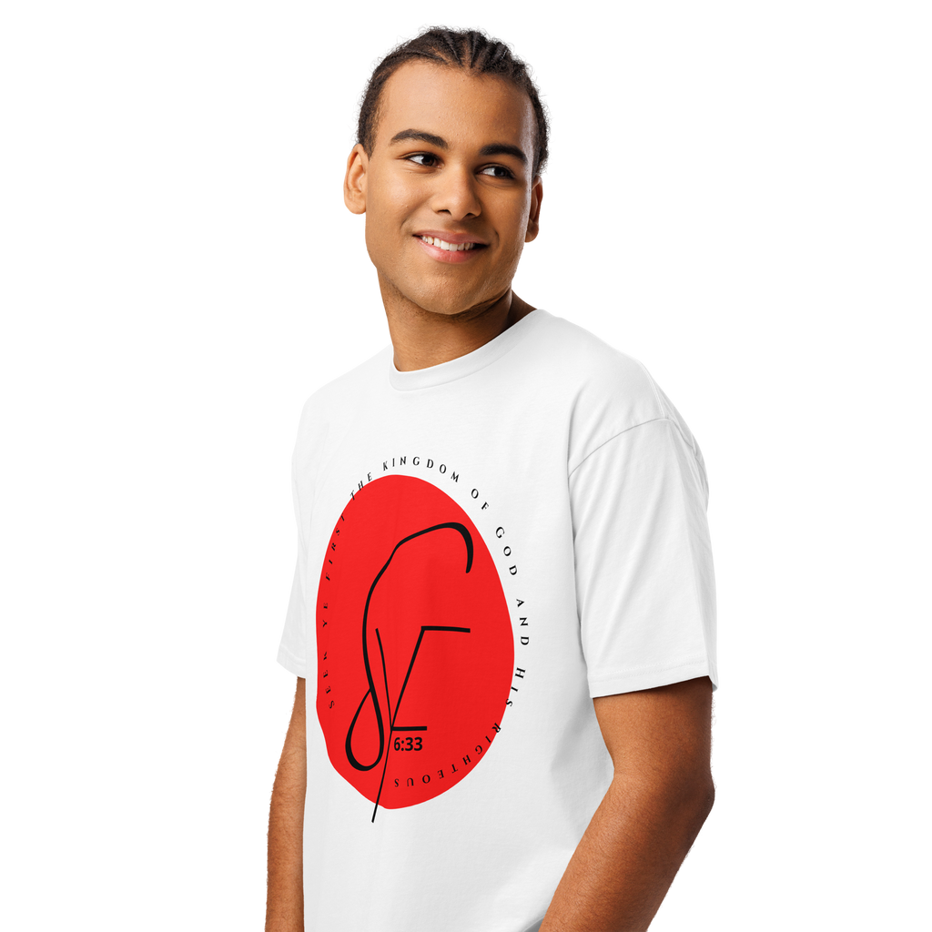 Signature 2 - Classic Tee - White/Red