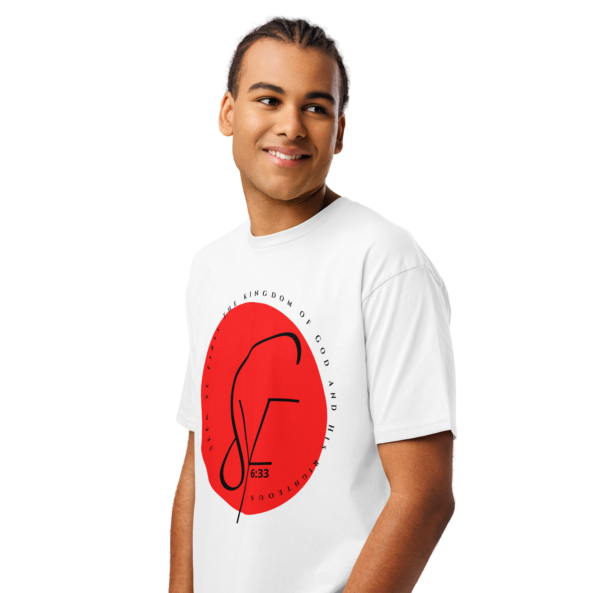 Signature 2 - Classic Tee - White/Red