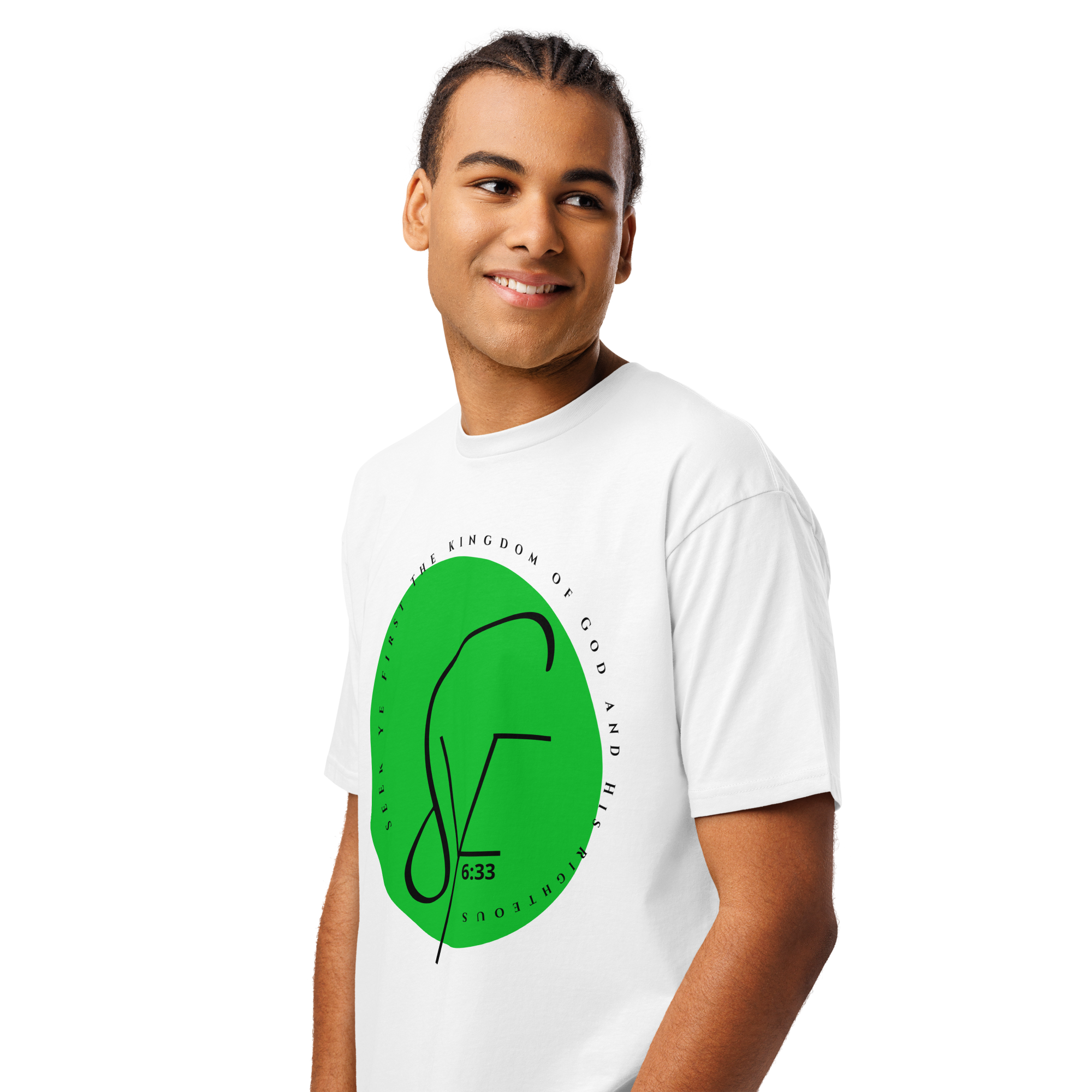 Signature 2 - Classic Tee - White/Green