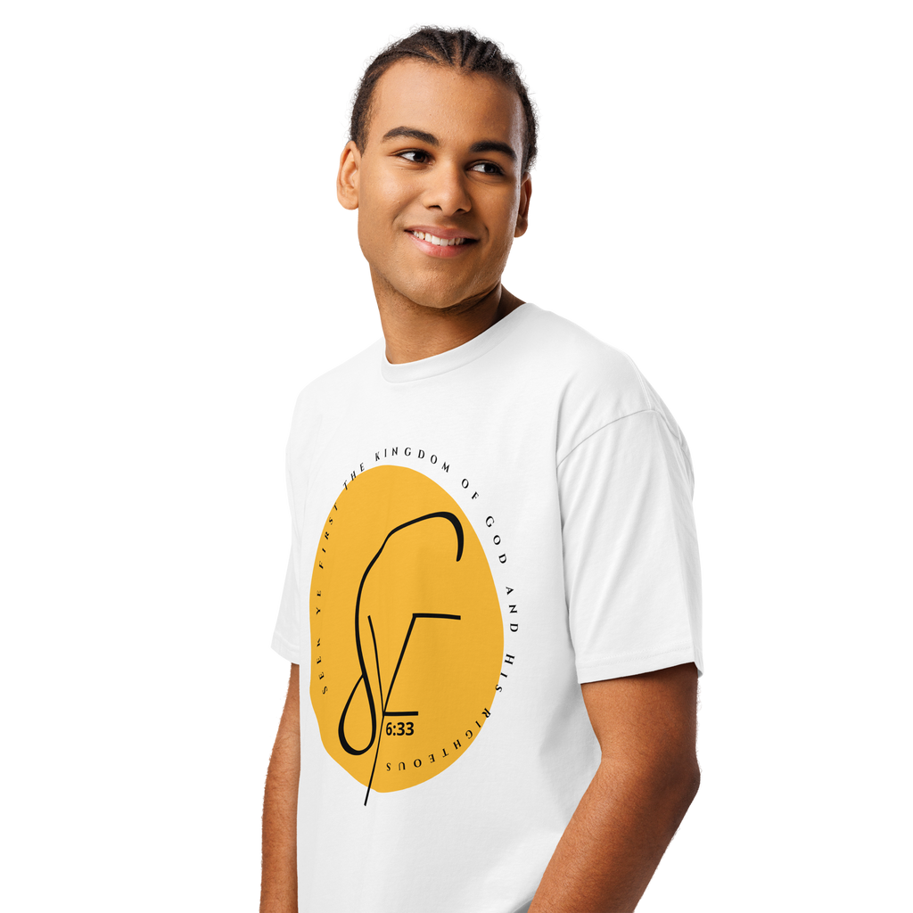 Signature 2 - Classic Tee - White/Yellow
