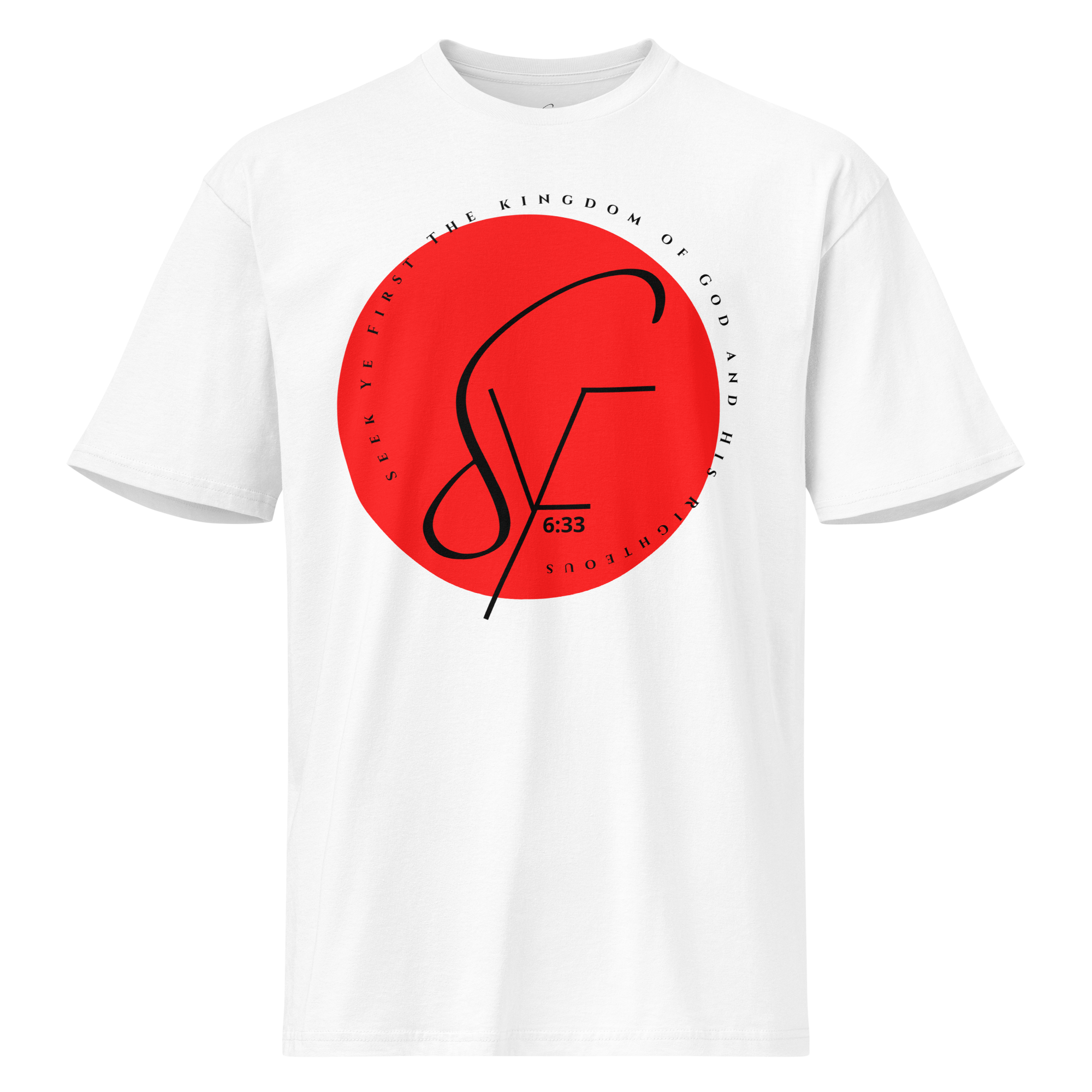 Signature 2 - Classic Tee - White/Red
