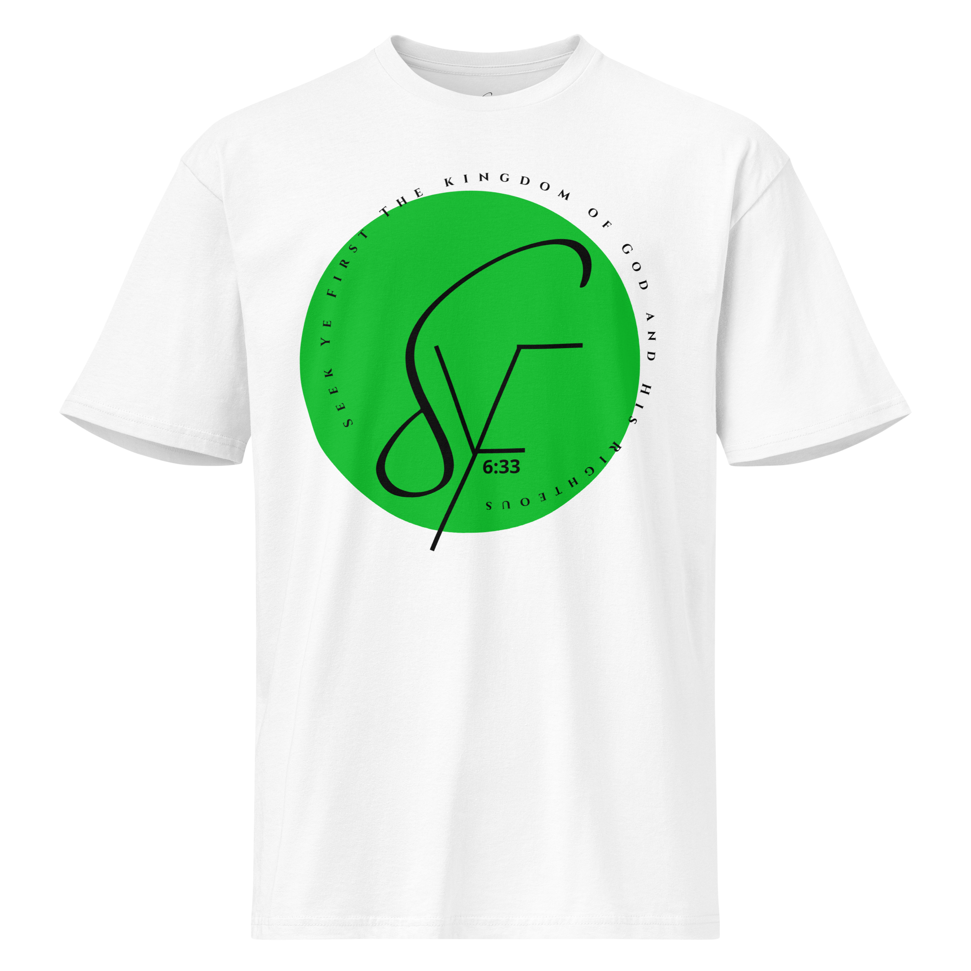 Signature 2 - Classic Tee - White/Green