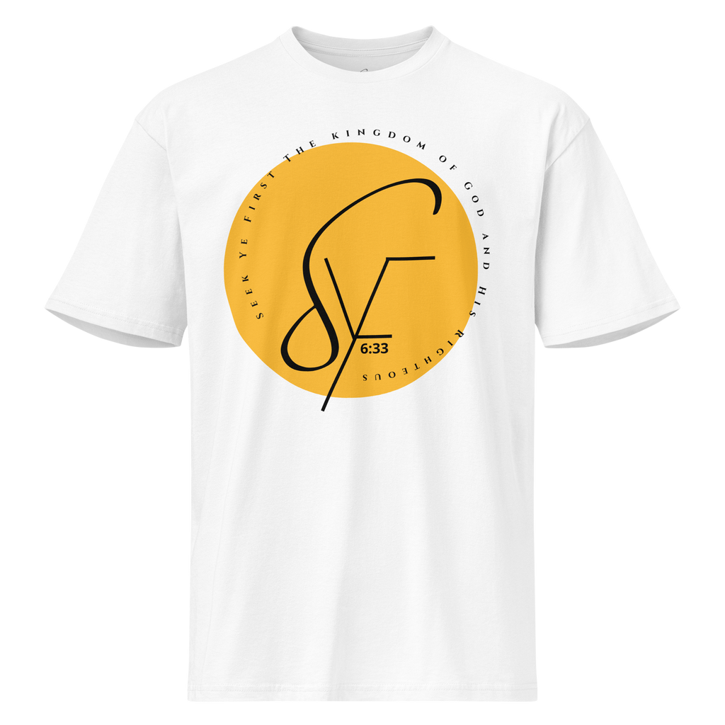 Signature 2 - Classic Tee - White/Yellow