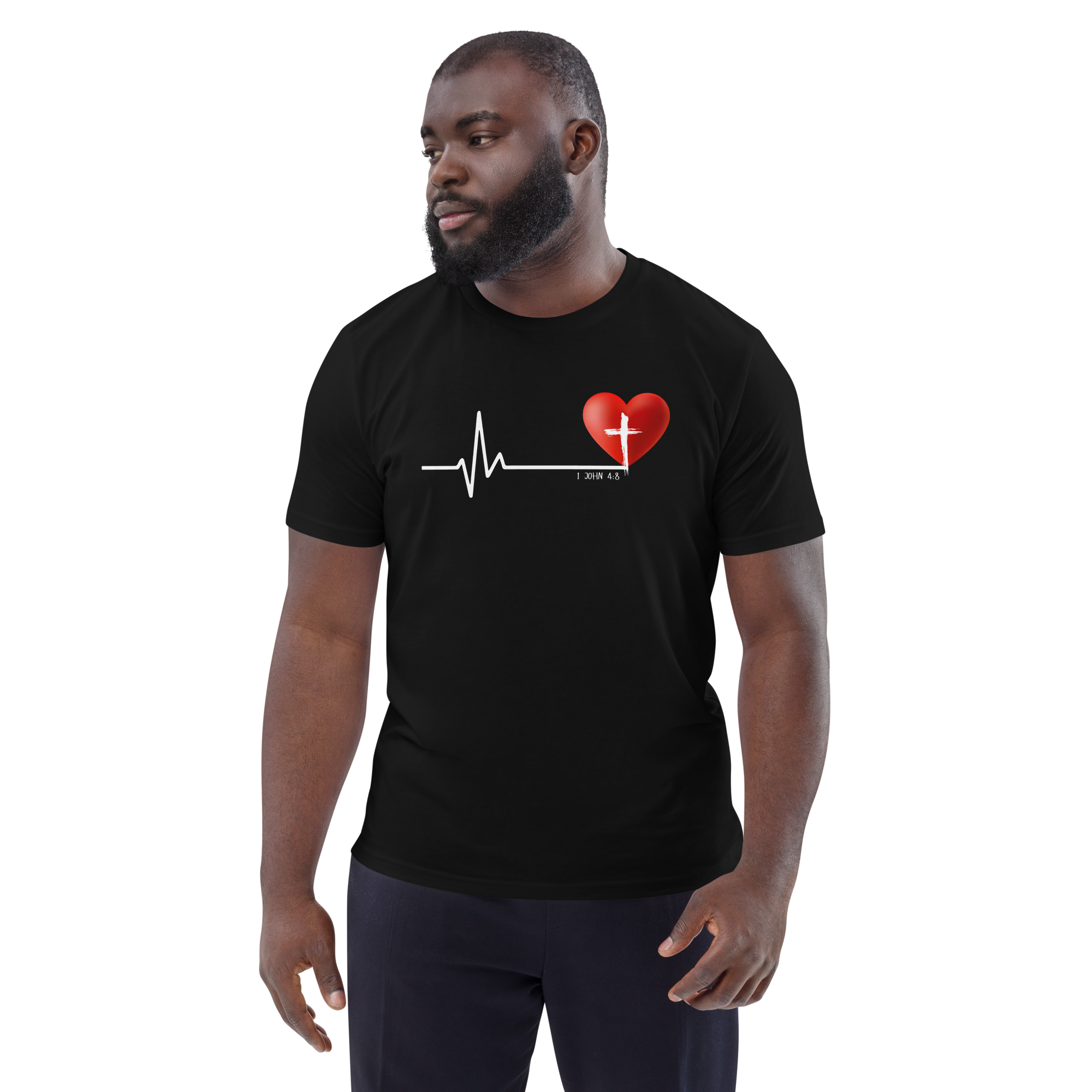 Heartbeat - Classic Tee - Black