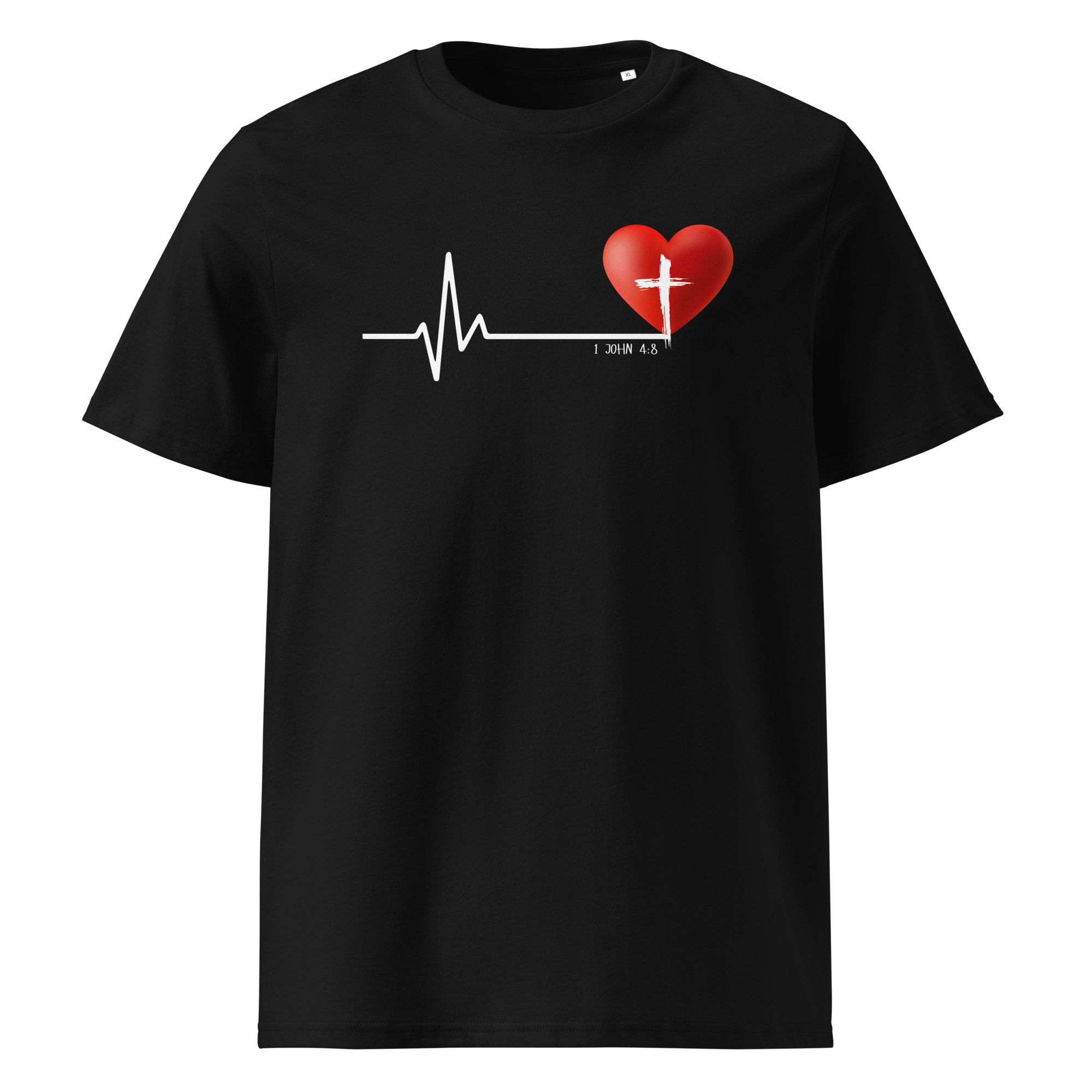 Heartbeat - Classic Tee - Black