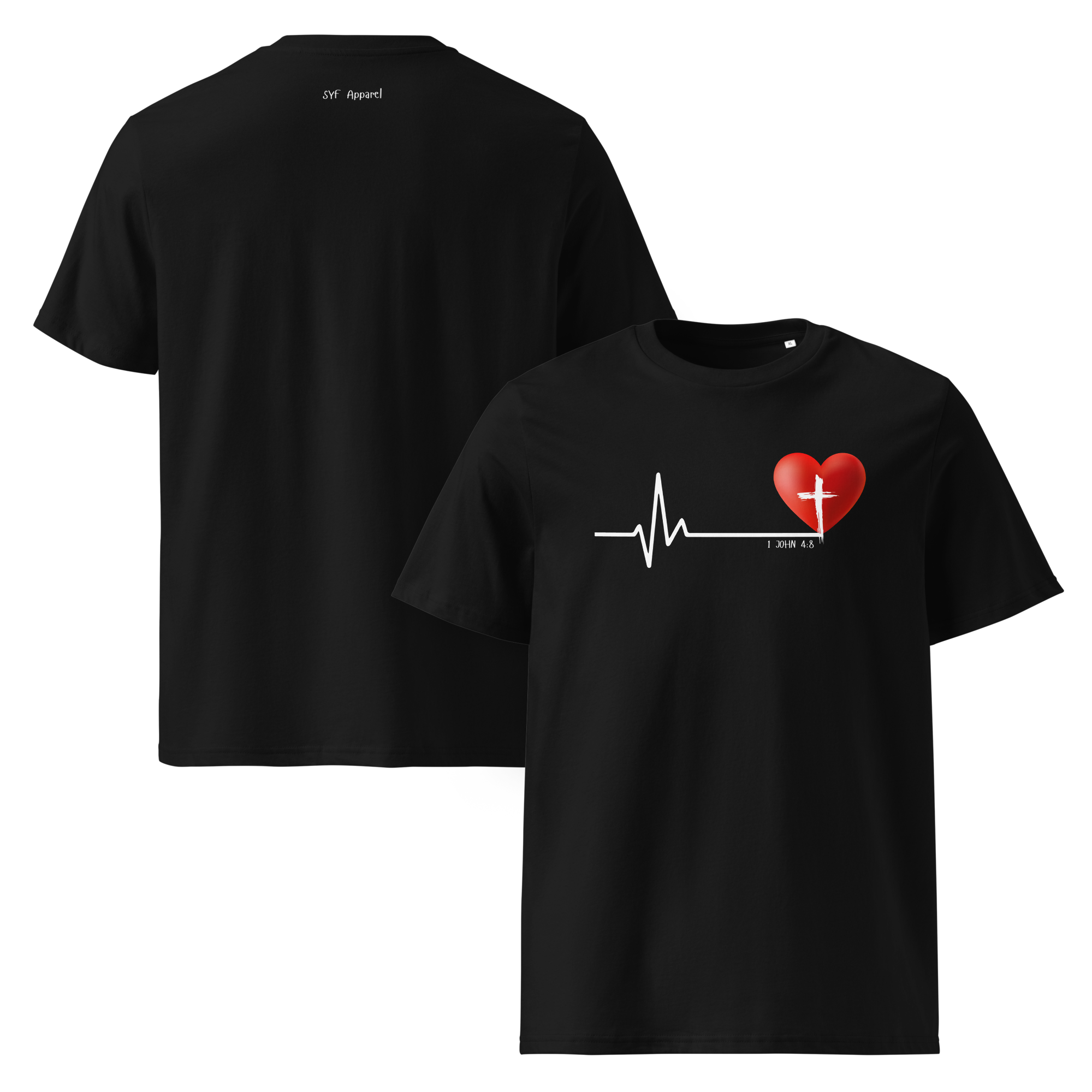 Heartbeat - Classic Tee - Black