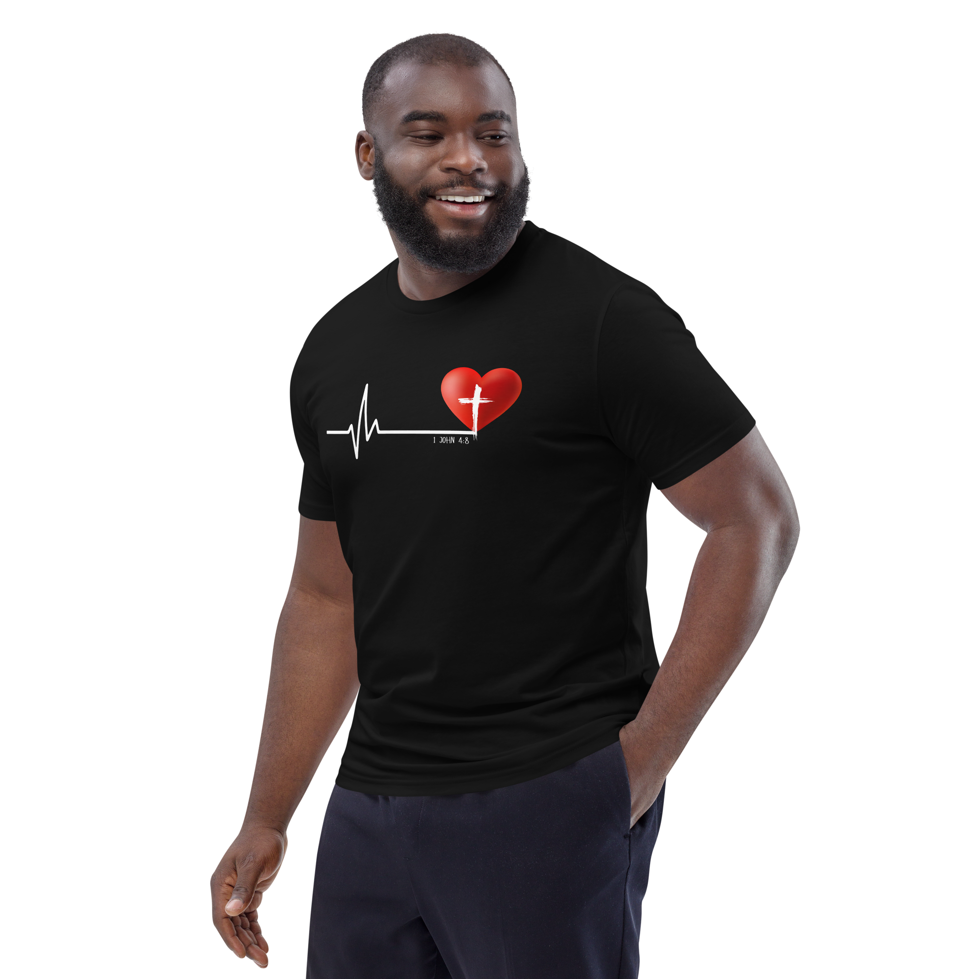 Heartbeat - Classic Tee - Black