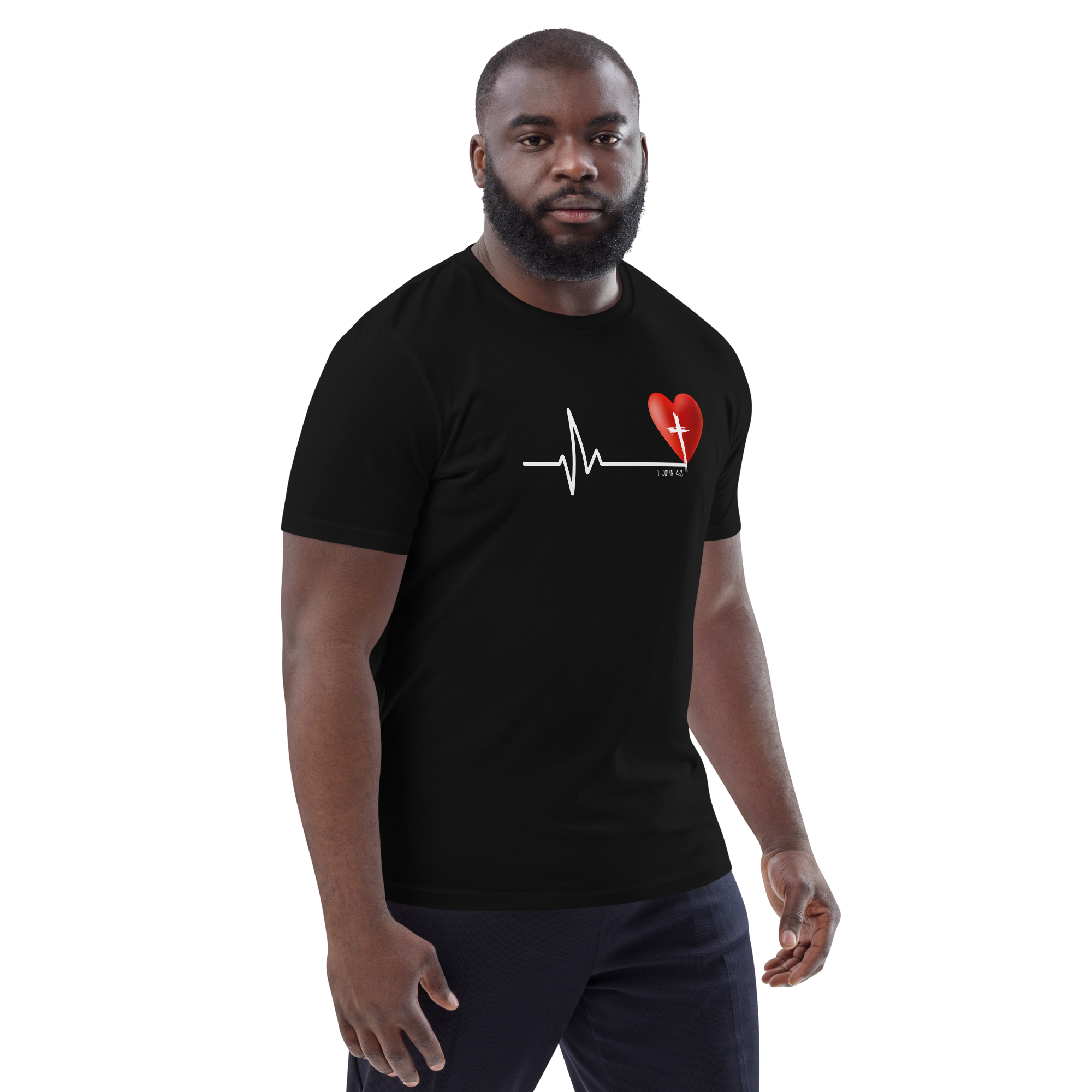 Heartbeat - Classic Tee - Black