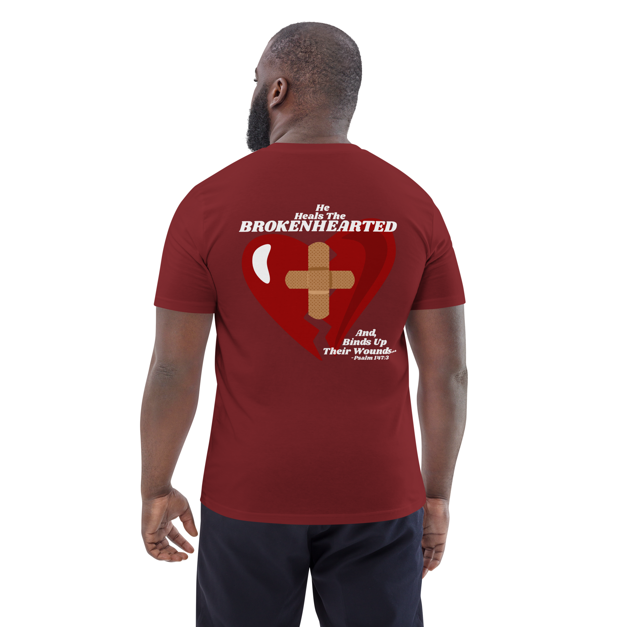 Brokenhearted - Classic Tee - Burgundy