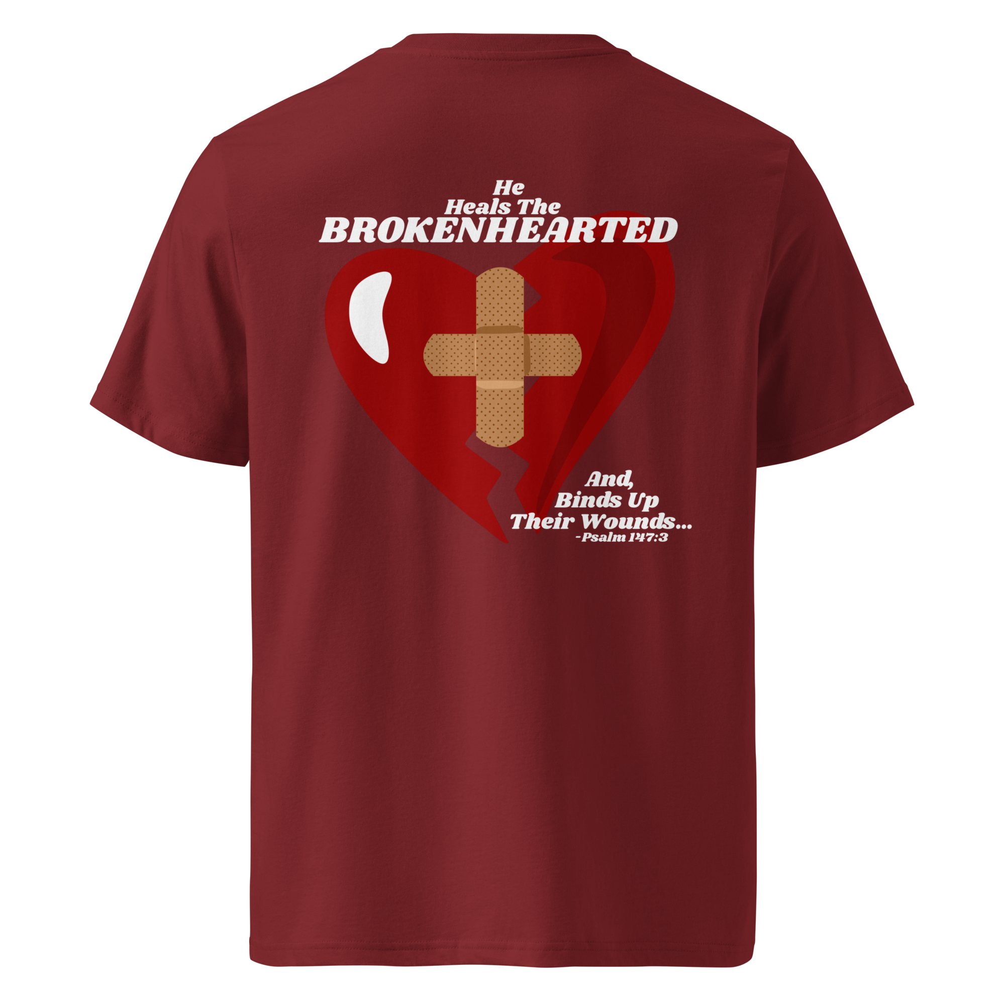 Brokenhearted - Classic Tee - Burgundy