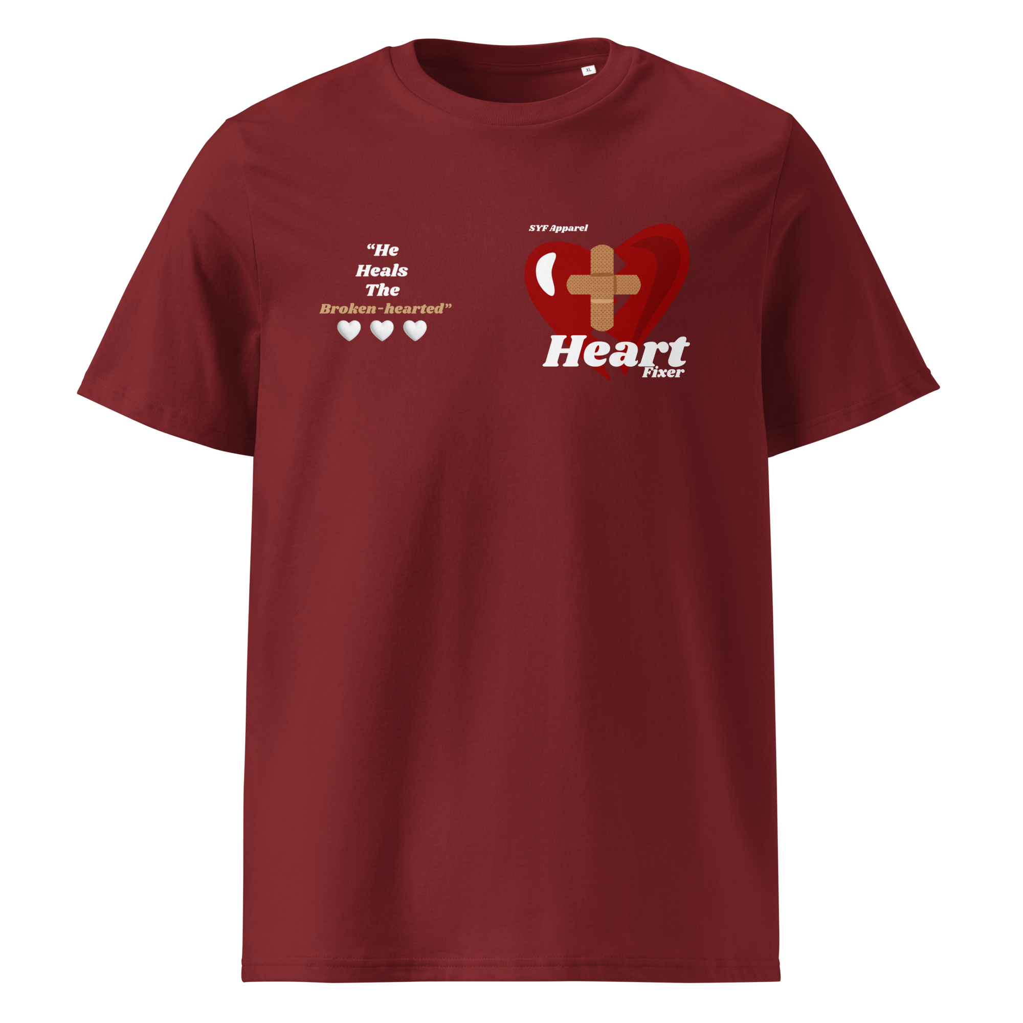 Brokenhearted - Classic Tee - Burgundy